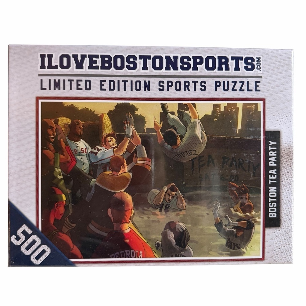 Boston Red Sox “Boston Tea Party” Puzzle 500 Pc ILoveBostonSports Limited